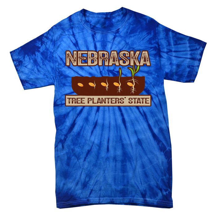 Nebraska Tree Planters State Tie-Dye T-Shirt