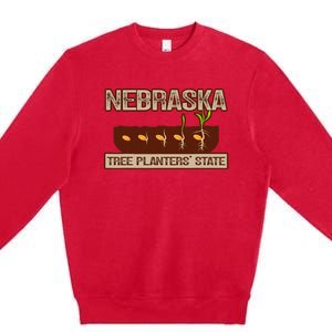 Nebraska Tree Planters State Premium Crewneck Sweatshirt