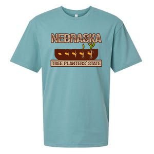 Nebraska Tree Planters State Sueded Cloud Jersey T-Shirt