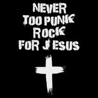 Never Too Punk Rock For Jesus Religious Christian Bands 16 in Basic Backpack