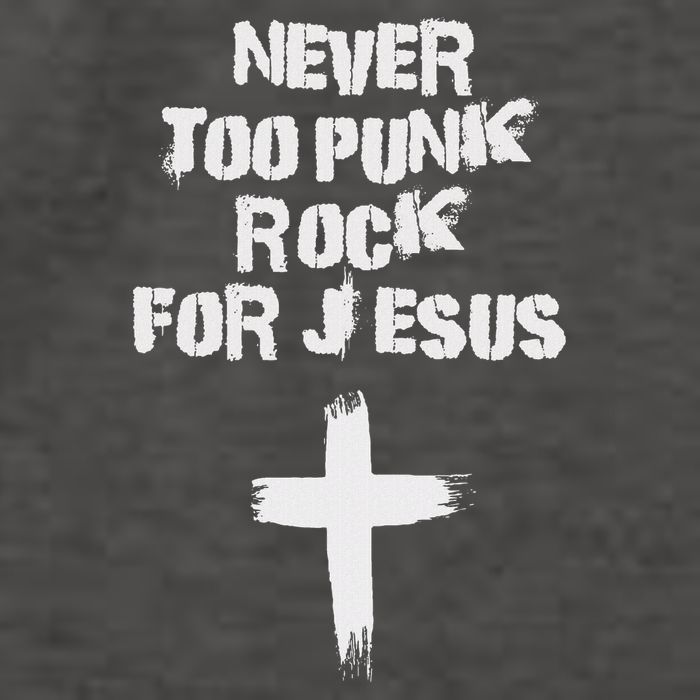 Never Too Punk Rock For Jesus Religious Christian Bands Vector Backpack