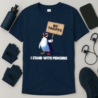 No Tariffs Penguin Protest Heard Island I Stand With Penguin T-Shirt