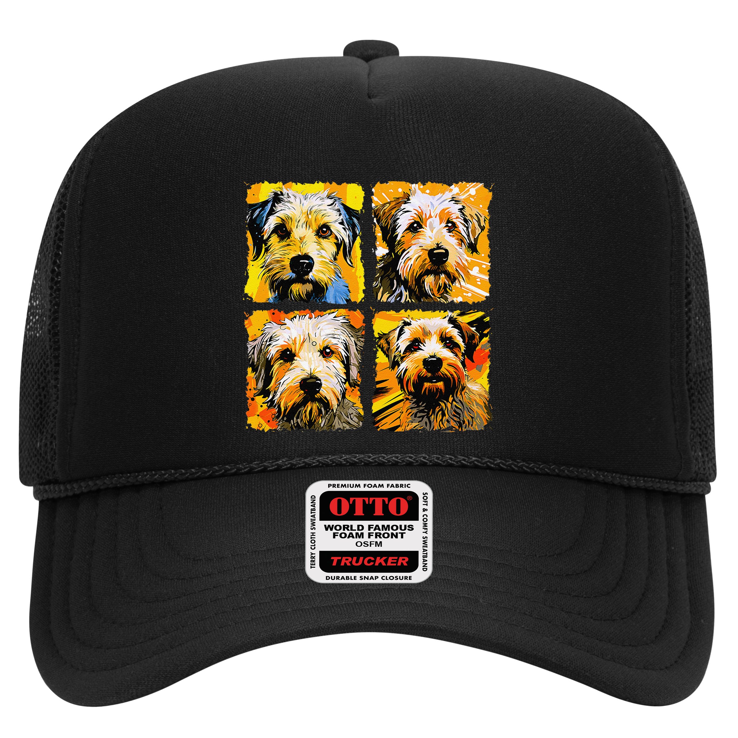Norfolk Terrier Pop Art Colorful Drawing Painting Hat
