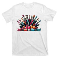 Nail Tech Polish And Tote Bag Manicure Spa Travel T-Shirt