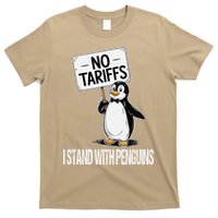 No Tariffs Penguin Protest Heard Island I Stand With T-Shirt