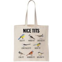 Nice Tits Pun Joke Funny Bird Lover Enthusiast Birdwatcher Bag