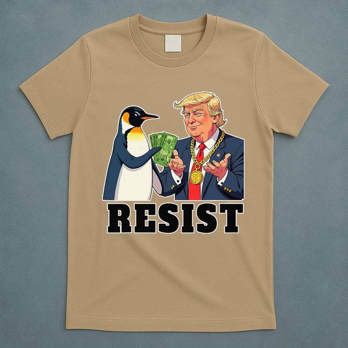 No Tariffs Penguin Protest Heard Island I Stand With T-Shirt