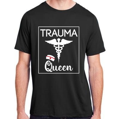 Nurse Trauma Queen Gift Adult ChromaSoft Performance T-Shirt