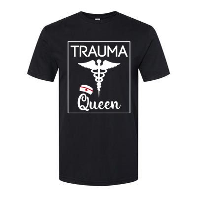 Nurse Trauma Queen Gift Softstyle CVC T-Shirt