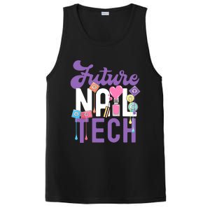 Nail Tech Quote Work Uniform Nail Polish Future PosiCharge Competitor Tank