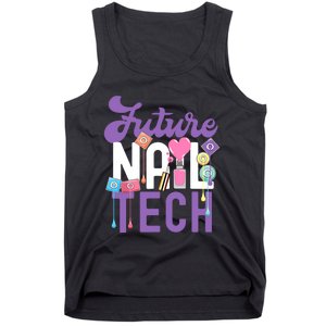 Nail Tech Quote Work Uniform Nail Polish Future Tank Top