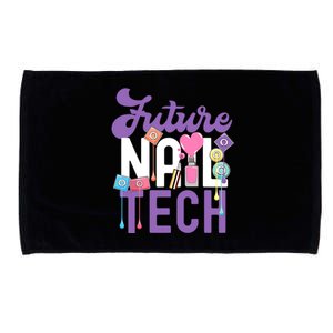 Nail Tech Quote Work Uniform Nail Polish Future Microfiber Hand Towel