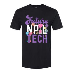 Nail Tech Quote Work Uniform Nail Polish Future Softstyle CVC T-Shirt