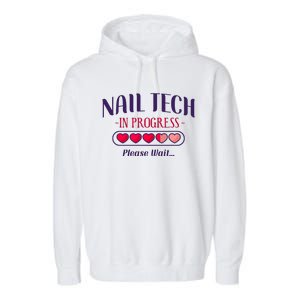 Nail Tech Quote Work Uniform Nail Polish Future Garment-Dyed Fleece Hoodie