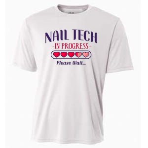 Nail Tech Quote Work Uniform Nail Polish Future Cooling Performance Crew T-Shirt