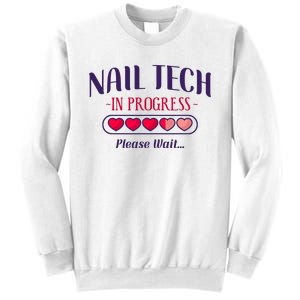 Nail Tech Quote Work Uniform Nail Polish Future Sweatshirt