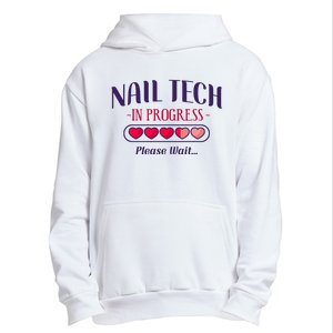 Nail Tech Quote Work Uniform Nail Polish Future Urban Pullover Hoodie