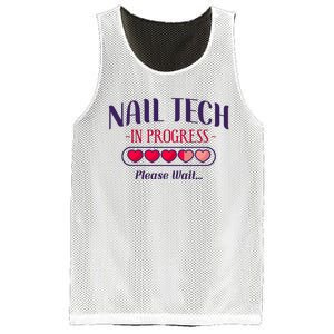 Nail Tech Quote Work Uniform Nail Polish Future Mesh Reversible Basketball Jersey Tank