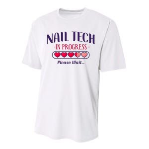 Nail Tech Quote Work Uniform Nail Polish Future Performance Sprint T-Shirt