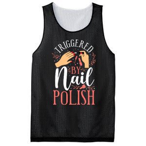 Nail Tech Quote Work Uniform Nail Polish Mesh Reversible Basketball Jersey Tank