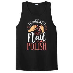 Nail Tech Quote Work Uniform Nail Polish PosiCharge Competitor Tank