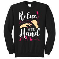 Nail Tech Quote Work Uniform Nail Polish Sweatshirt