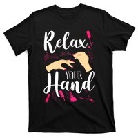 Nail Tech Quote Work Uniform Nail Polish T-Shirt