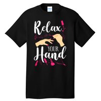 Nail Tech Quote Work Uniform Nail Polish Tall T-Shirt