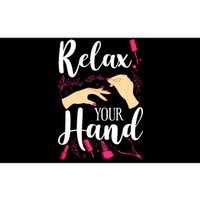 Nail Tech Quote Work Uniform Nail Polish Bumper Sticker