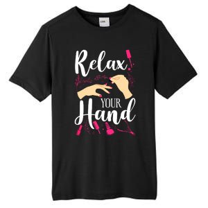 Nail Tech Quote Work Uniform Nail Polish Tall Fusion ChromaSoft Performance T-Shirt