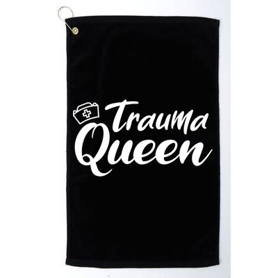 Nursing Trauma Queen Nicu Icu Nurse Er Gift Funny Gift Golf Towel