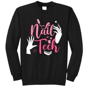 Nail Tech Quote Work Uniform Nail Polish Sweatshirt