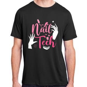 Nail Tech Quote Work Uniform Nail Polish Adult ChromaSoft Performance T-Shirt