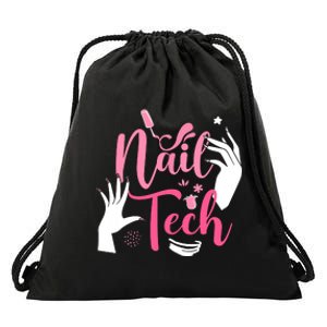 Nail Tech Quote Work Uniform Nail Polish Drawstring Bag