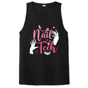 Nail Tech Quote Work Uniform Nail Polish PosiCharge Competitor Tank