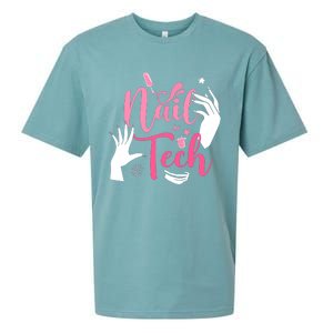 Nail Tech Quote Work Uniform Nail Polish Sueded Cloud Jersey T-Shirt