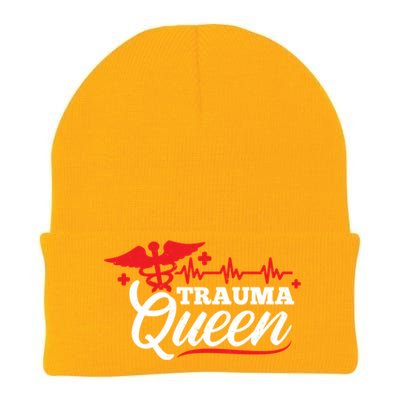 Nurse Trauma Queen Gift Knit Cap Winter Beanie