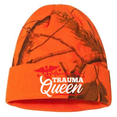 Nurse Trauma Queen Gift Kati Licensed 12" Camo Beanie