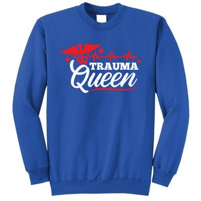 Nurse Trauma Queen Gift Sweatshirt