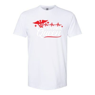 Nurse Trauma Queen Gift Softstyle CVC T-Shirt