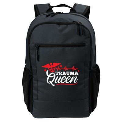 Nurse Trauma Queen Gift Daily Commute Backpack