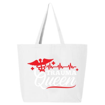 Nurse Trauma Queen Gift 25L Jumbo Tote