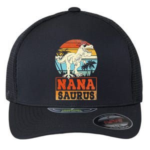 Nanasaurus T Rex Dinosaur Nana Saurus Family Matching Flexfit Unipanel Trucker Cap