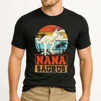 Nanasaurus T Rex Dinosaur Nana Saurus Family Matching Performance Shirt