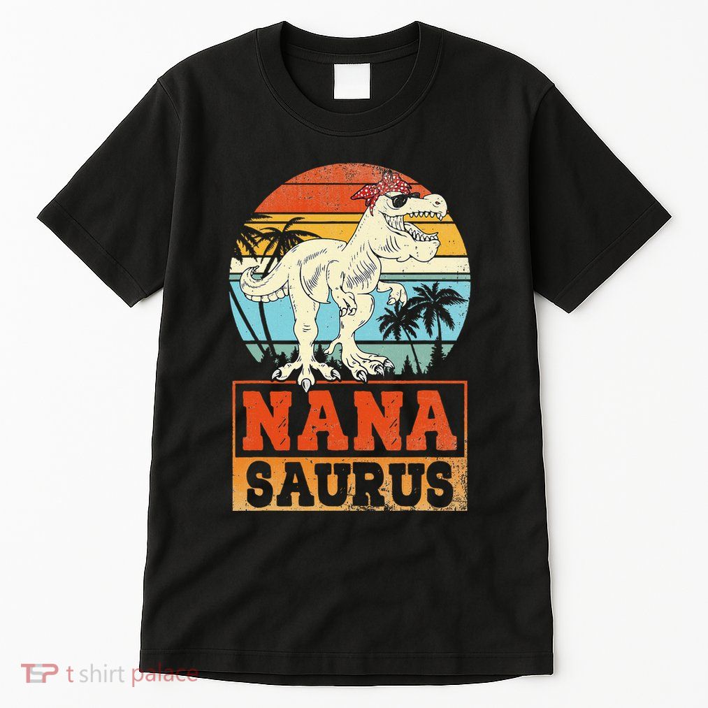 Nanasaurus T Rex Dinosaur Nana Saurus Family Matching Tall T-Shirt