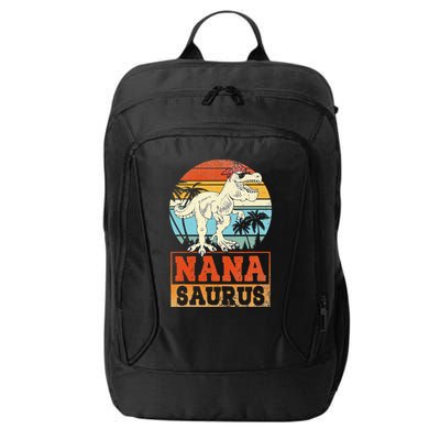 Nanasaurus T Rex Dinosaur Nana Saurus Family Matching City Backpack