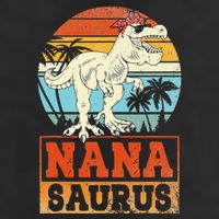 Nanasaurus T Rex Dinosaur Nana Saurus Family Matching 15oz Campfire Ceramic Mug
