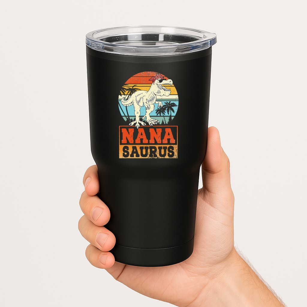 Nanasaurus T Rex Dinosaur Nana Saurus Family Matching Tumbler