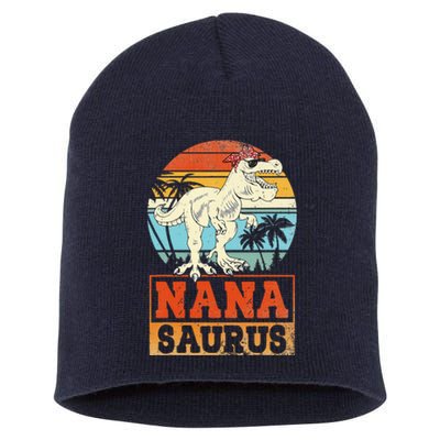 Nanasaurus T Rex Dinosaur Nana Saurus Family Matching Short Acrylic Beanie