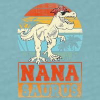 Nanasaurus T Rex Dinosaur Nana Saurus Family Matching Sueded Cloud Jersey T-Shirt